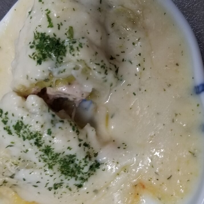 クリーム煮、白菜で簡単鶏肉ロール